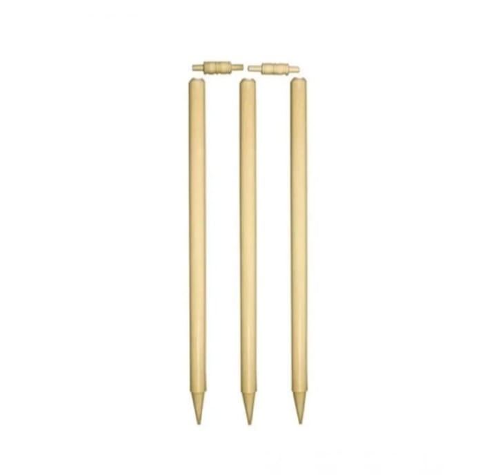 Pack Of 6 Wooden Cricket Wickets And Bails