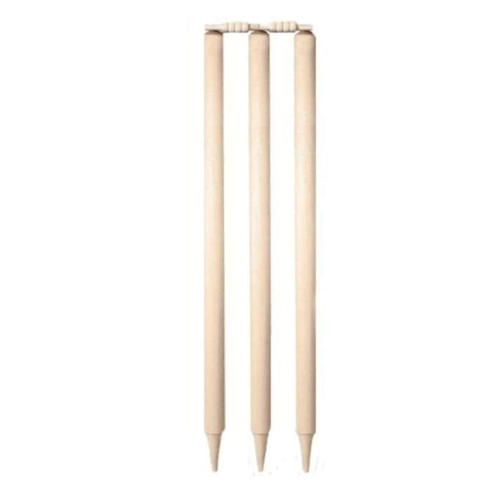 Pack Of 6 Wooden Cricket Wickets And Bails