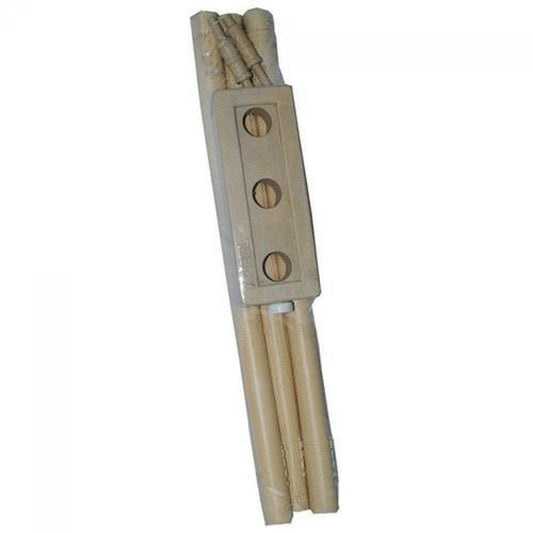 Pack Of 3 Plastic Cricket Wickets And Bails